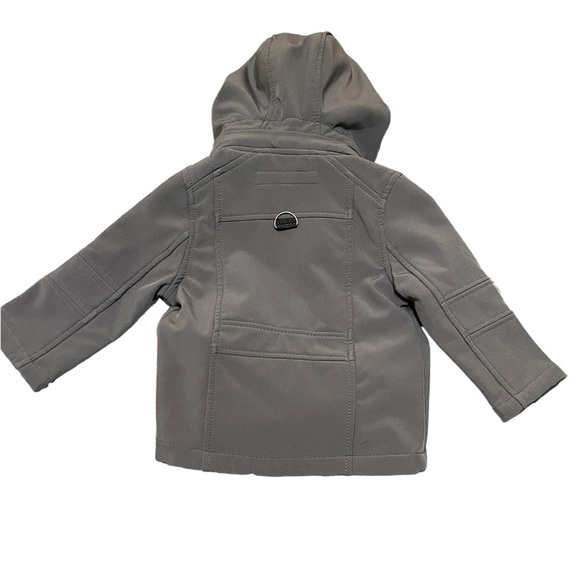 Urban Republic 2T waterproof coat with detachable hood grey black - Picture 5 of 6